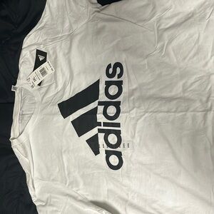 White adidas tee shirt 2xL